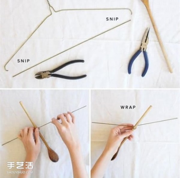 How to DIY BBQ Fork on Wire Hanger and DIY BBQ Fork