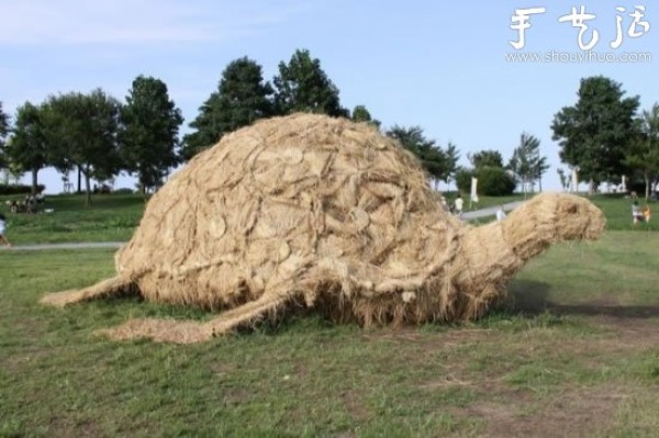 Turn straw into treasure and DIY various interesting sculptures