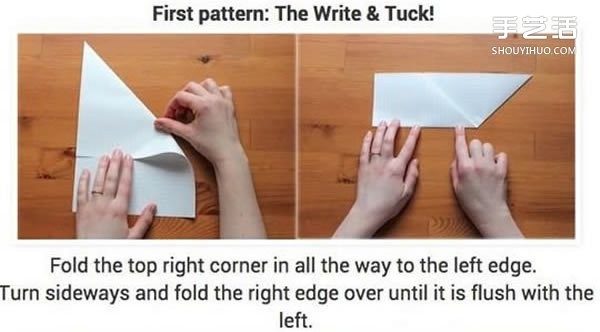 Love letter folding method illustrated step by step tutorial on how to fold a love letter envelope