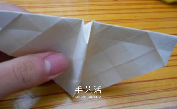 Origami Fukuyama Rose Illustration of Fukuyama Rose Folding Steps