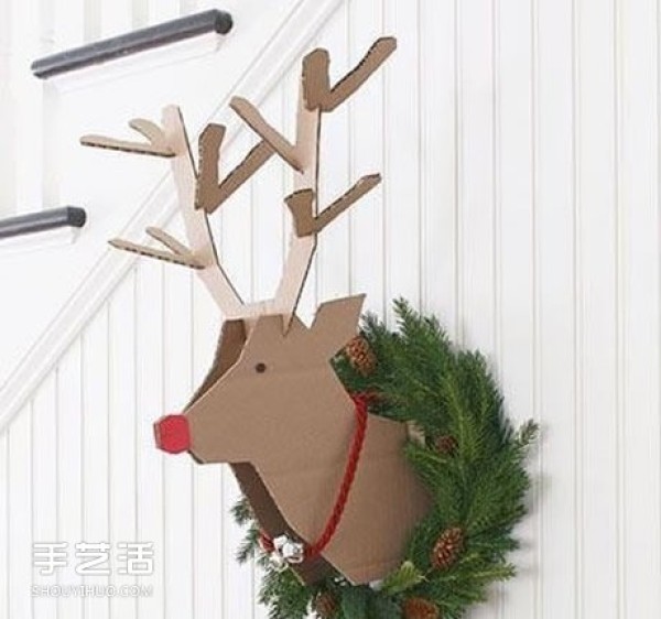 How to arrange Christmas wall decorations in kindergarten environment creation pictures