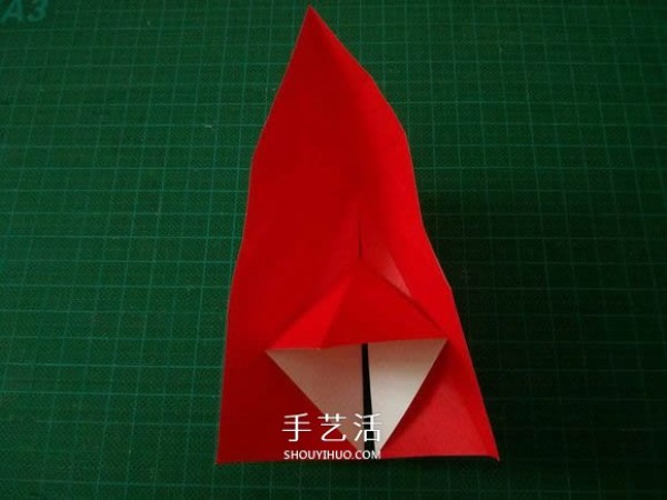 Illustrated tutorial on how to fold the Christmas crane How to fold the Christmas crane