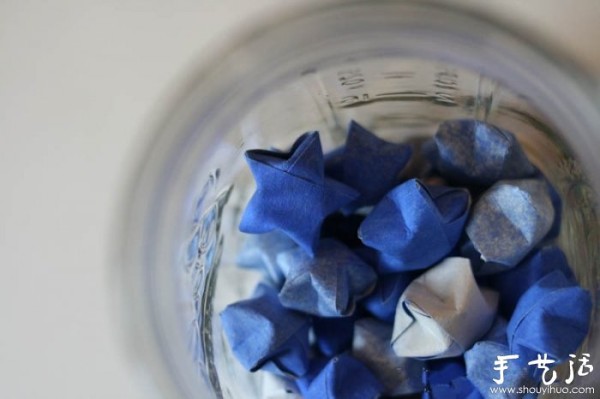 DIY Gradient Color Lucky Star Ornament Creates Dreamy Color for Home