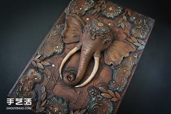 Purely handmade: pictures of handmade magic books with patterns