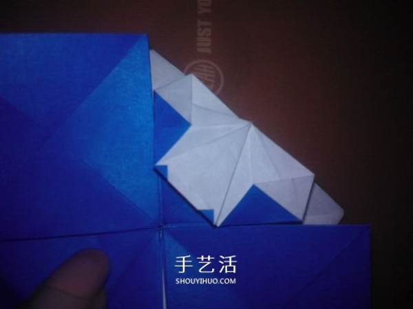 How to fold a flat crab with a diagram that looks like a small crab origami