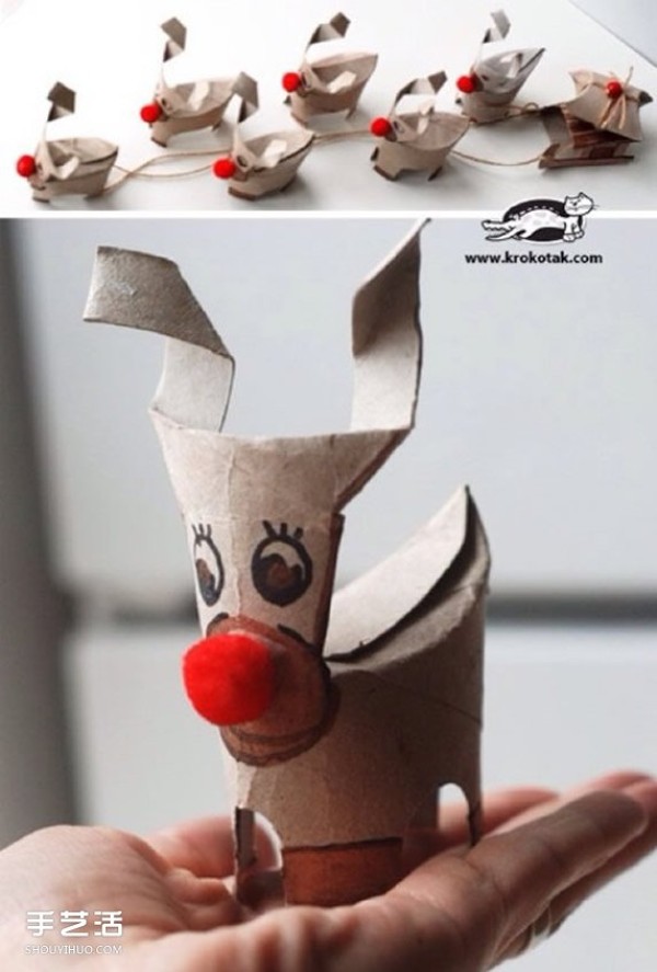 How to make a reindeer by hand, instructions for making a DIY reindeer for Christmas