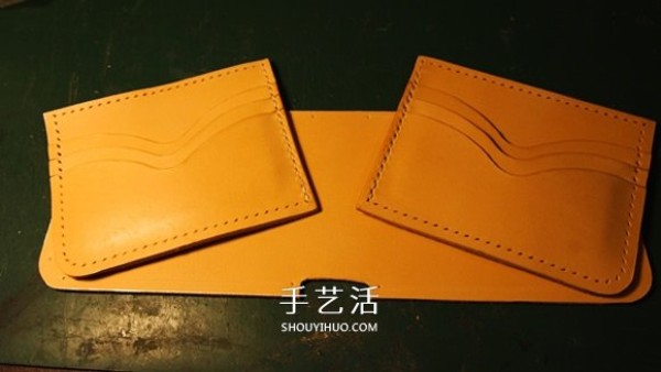 The most detailed leather art tutorial teaches you how to make a cowhide wallet step by step