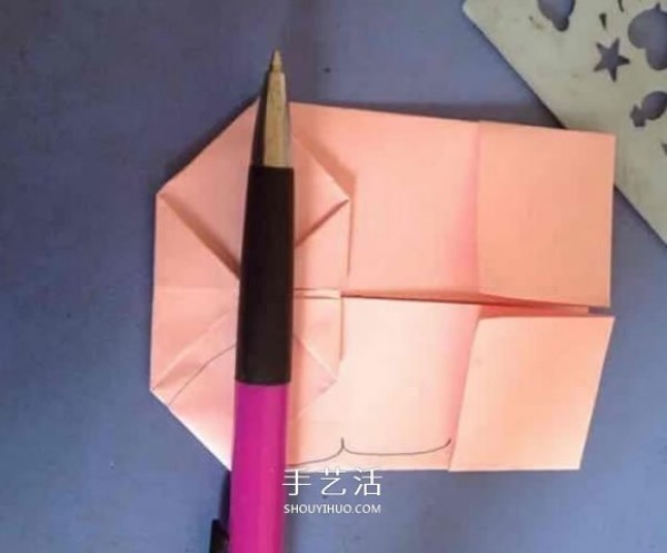 Creative paper box/paper basket origami illustration, shirt and tie is cute! 