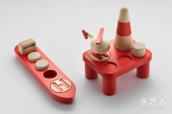 Nordic style wooden toys are full of charming minimalist design