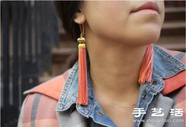 Handmaking Tutorial of Ethnic Tassel Earrings