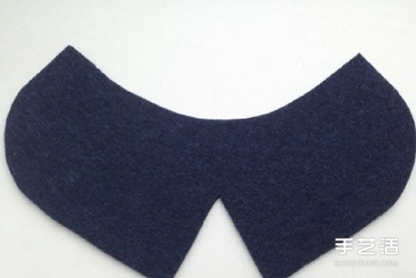 Non-woven fabric fake collar necklace making handmade fabric fake collar necklace DIY