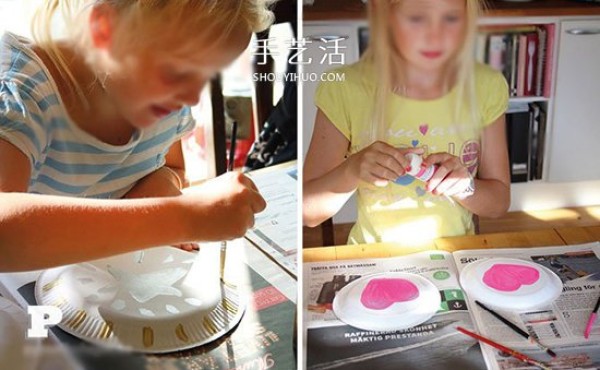 Tutorial on how to make a paper plate tambourine by making a simple homemade tambourine