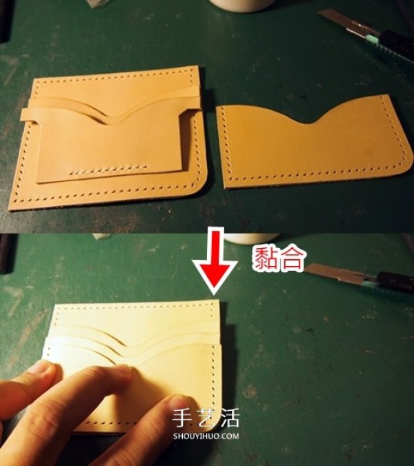 The most detailed leather art tutorial teaches you how to make a cowhide wallet step by step