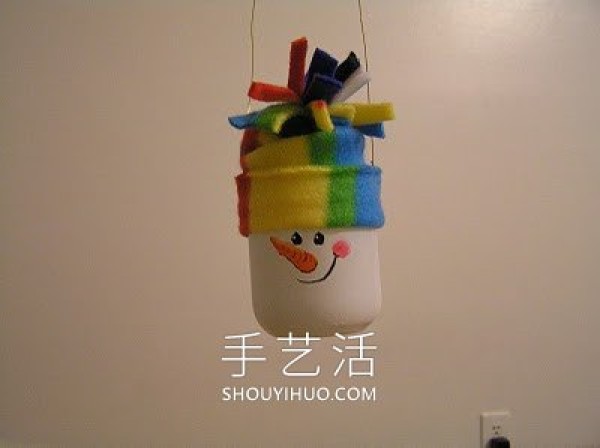 A collection of simple and cute handmade snowman pictures