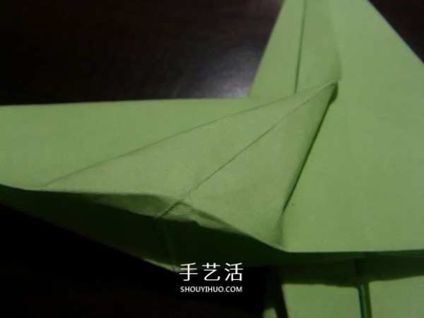 Handmade Crane Dance Origami Illustrated Tutorial: The folding process of three-dimensional paper cranes