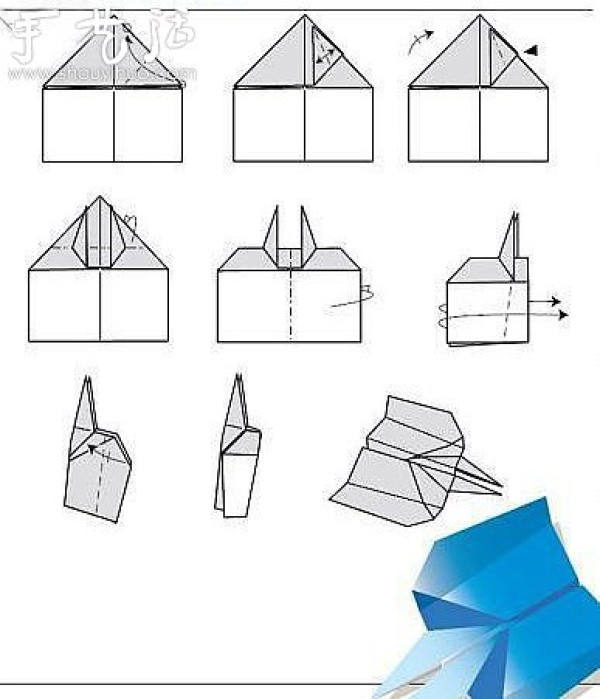 How to make origami planes, a complete collection of origami methods for paper planes