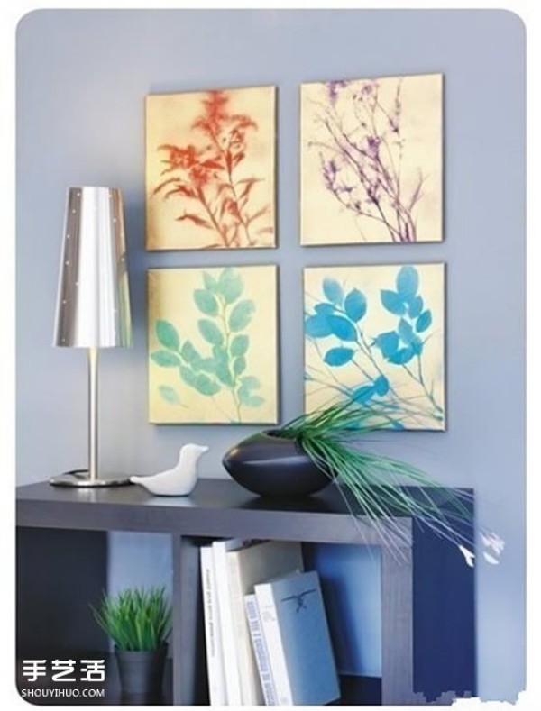 Tutorial on simple decorative paintings, DIY pictures, hand-made decorative paintings