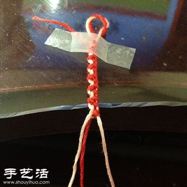 Super detailed how to braid a two rope bracelet