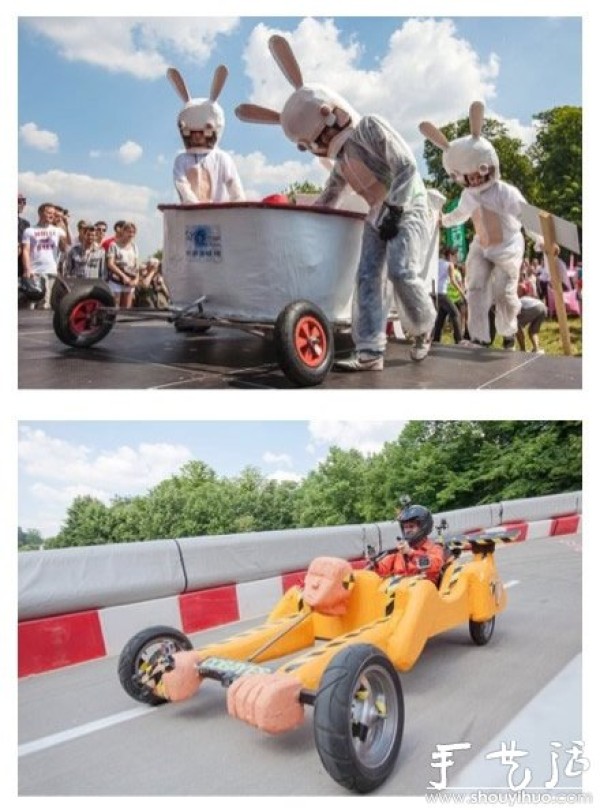 Londons soapbox racing competition, British creativity is invincible! 