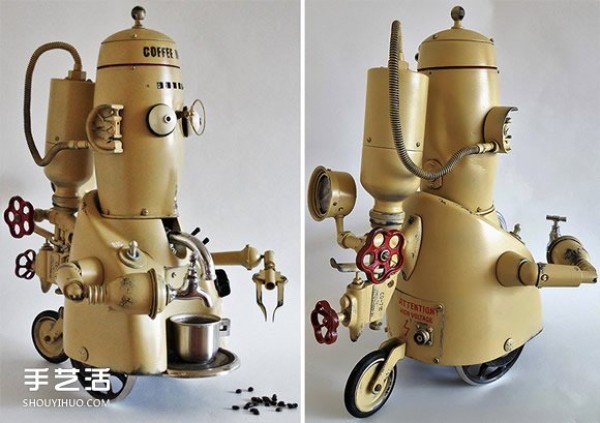 Tin trash can be turned into steampunk animals and cool gadgets can be turned into treasure