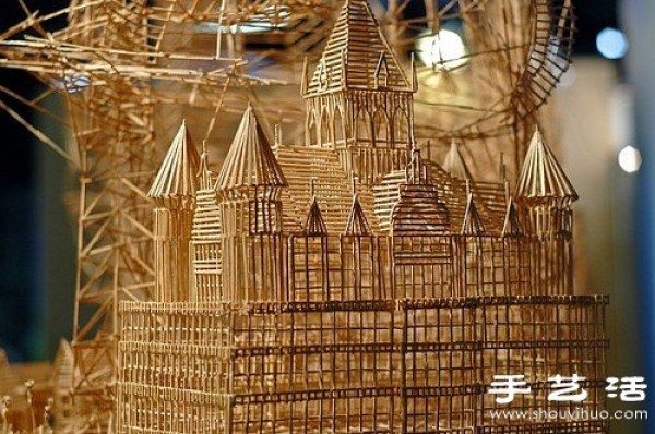 San Francisco street view model was handmade using 100,000 toothpicks in 35 years