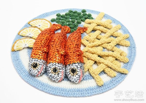 Super exquisite and realistic knitted crochet art DIY