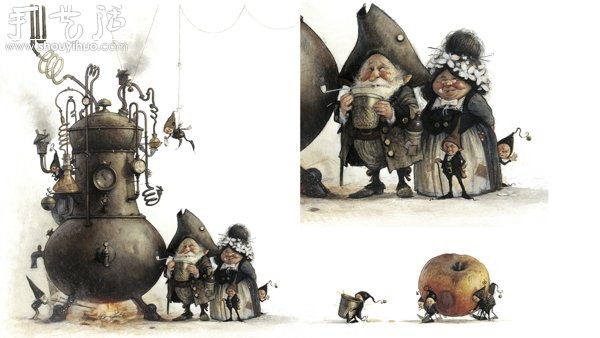 Canadian Jean-Baptiste Monge illustrations