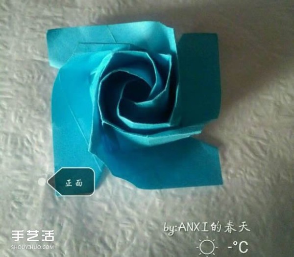 New Kawasaki Rose Folding Method Illustrated Handmade Origami New Kawasaki Rose Steps