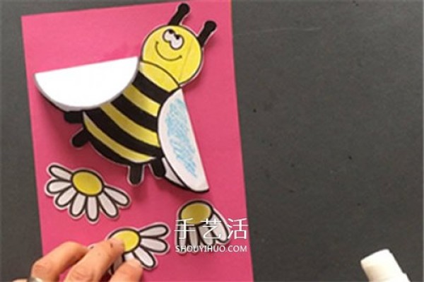 Mothers Day Cartoon Greeting Card, Make Cute Bee Mothers Day Card DIY