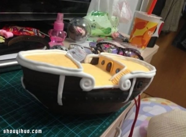 One Piece Golden Meri Pirate Ship Clay Making Illustrated Tutorial