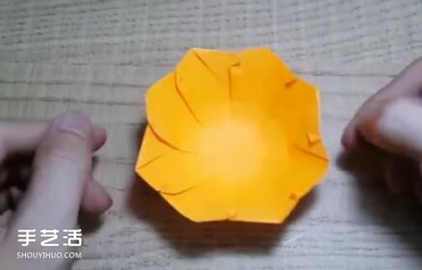 Oil-paper umbrella origami illustrated tutorial, how to fold an oil-paper umbrella, step-by-step