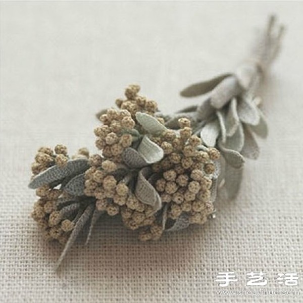 Japanese Jungjuns forest-style hand-knitted flowers