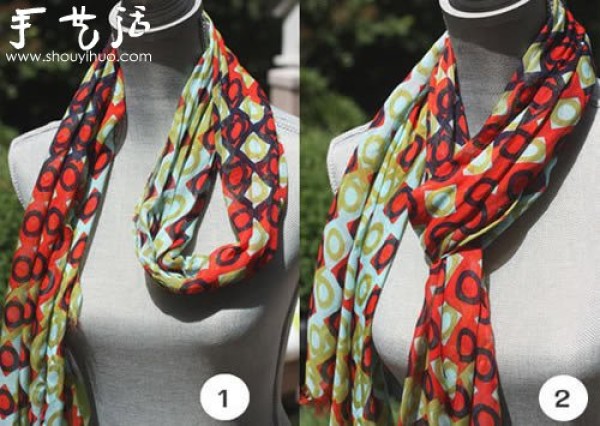 How to tie a scarf, teach you how to tie a scarf