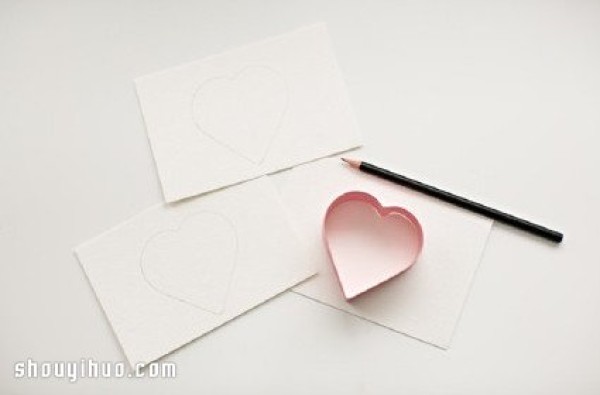 Illustrated tutorial on how to make creative love cards