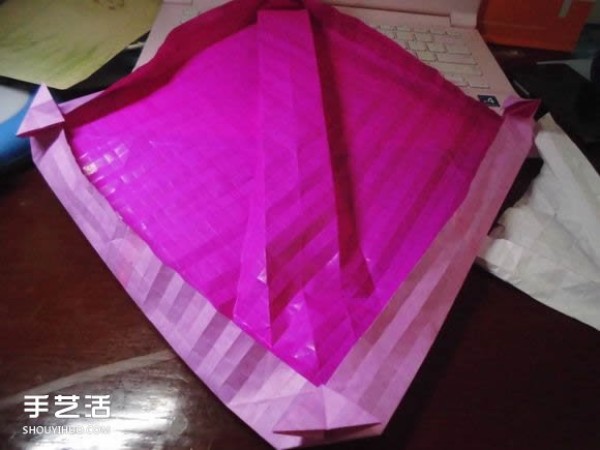 Die Lianhua Love Origami Illustration of Creative Love Origami Step by Step