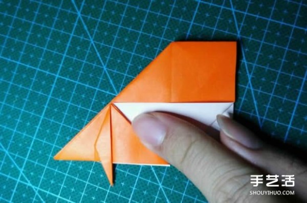 How to make an origami kingfisher with detailed instructions on how to fold a kingfisher