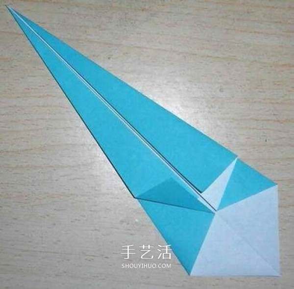 Simple swan origami method, hand-made origami beautiful swan illustration