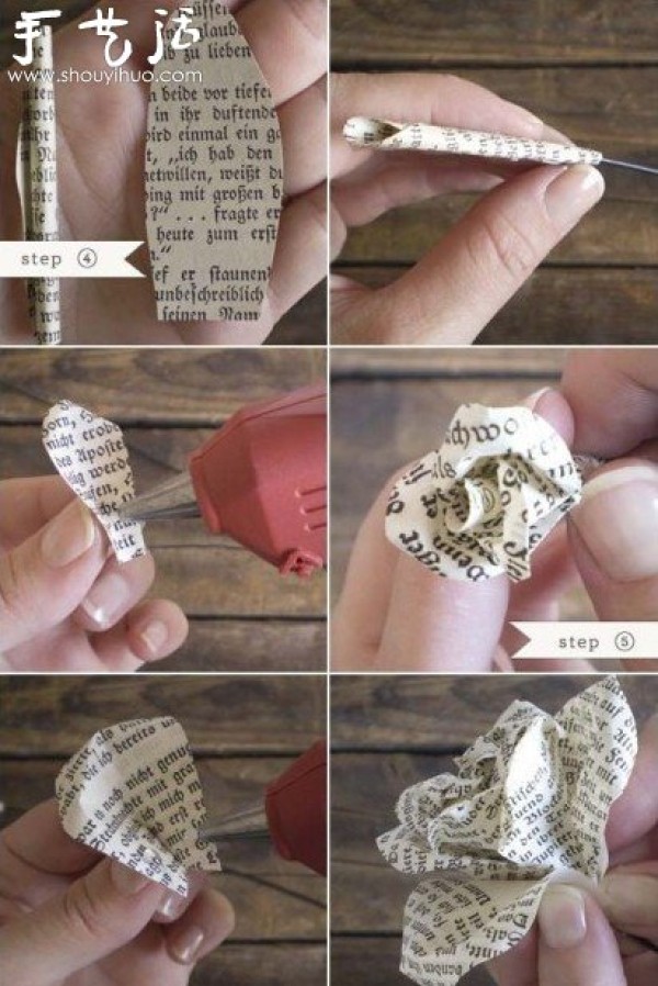 How to make flowers from old newspapers by handmade DIY beautiful flowers from newspapers