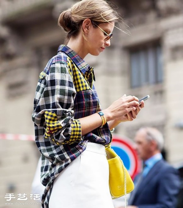 Get rid of the unchanging classic plaid to create a fashionable dressing style