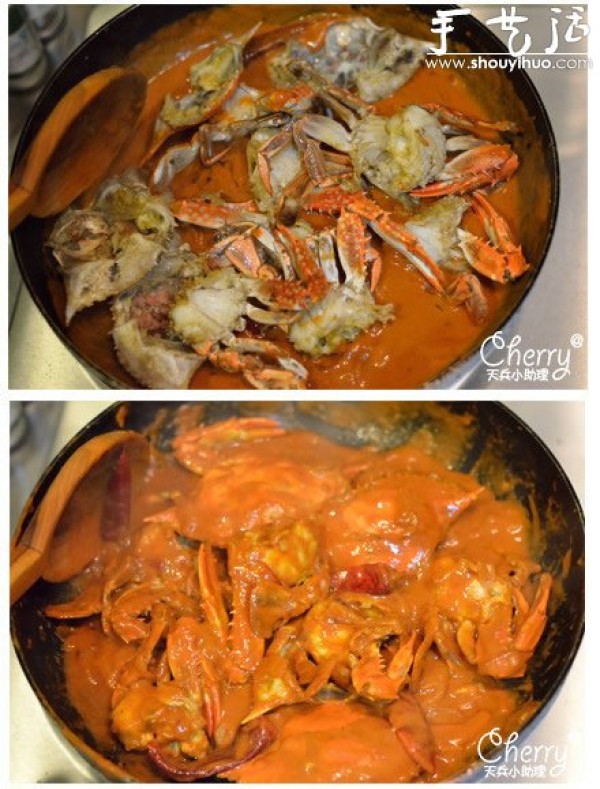 DIY your own curry fried crab, how to make curry fried crab!