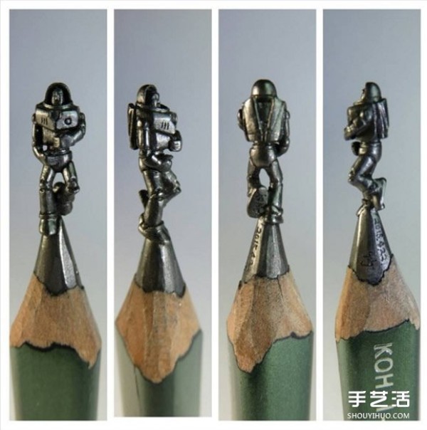 The best in the world! 0.5mm pencil lead nib carving art