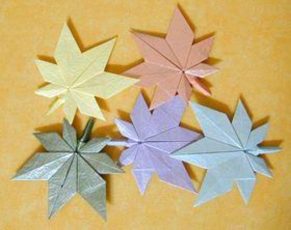 Maple Leaf Origami Method