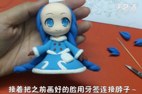 LOL Fairy Witch Ice and Snow Lulu Ultra-Light Clay DIY Production Illustrated Tutorial