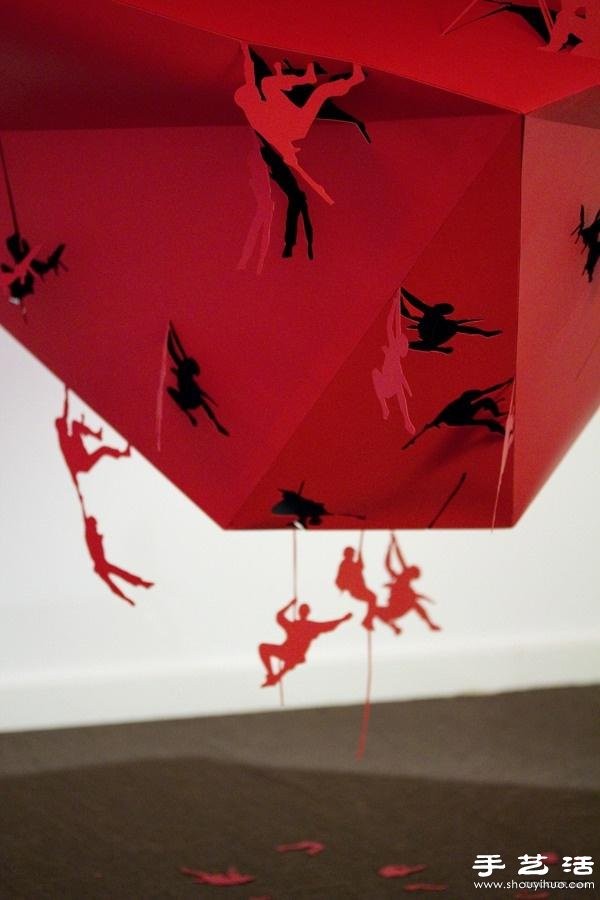 Creative Paper-cutting: Fierce and bloody battle in the Red Fortress