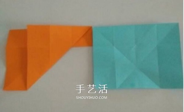 Heart-to-heart connection step-by-step diagram to fold origami heart-to-heart connection diagram