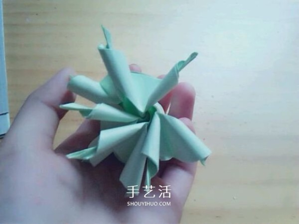 Detailed Versailles Flower Ball Tutorial Handmade Origami Versailles Flower Ball Illustration