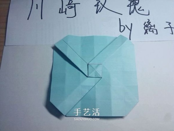 Teach you folding step by step! Detailed illustration of Kawasaki rose origami process