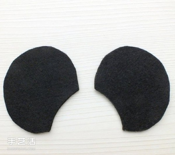 Mickey Mouse headband making tutorial, handmade DIY Mickey Mouse ear headband