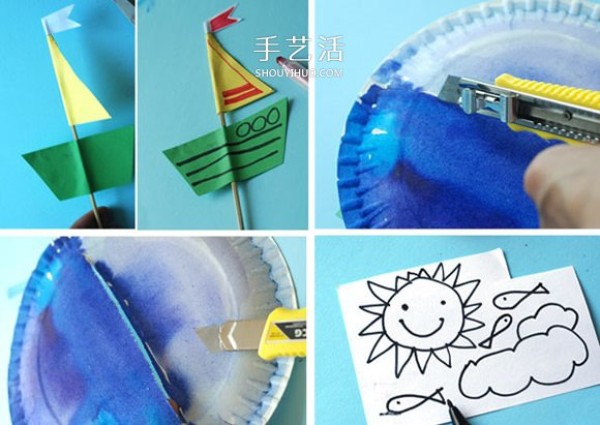 How to make a sailing toy by hand so that it can sail on the sea