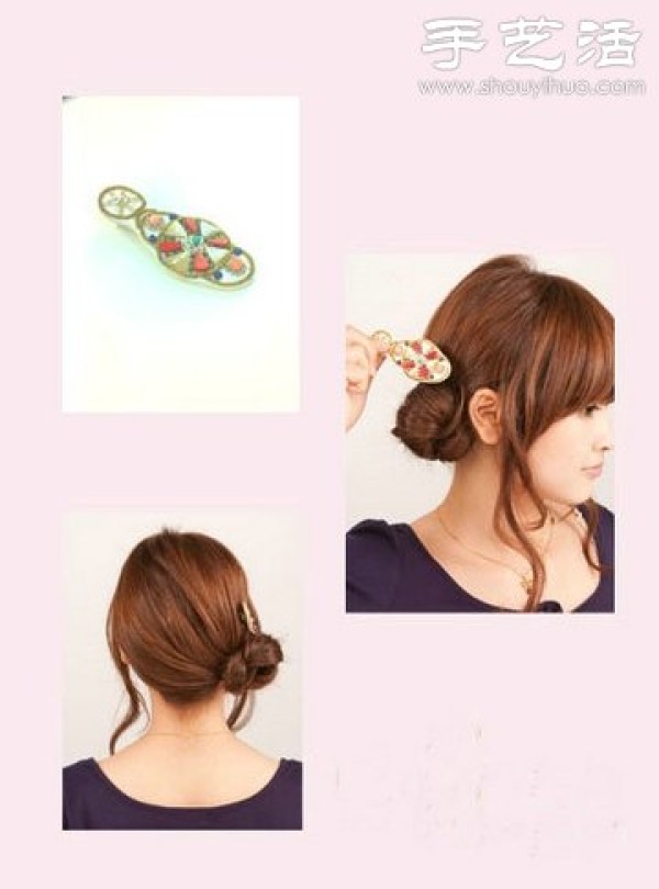 DIY braided hair that combines Japanese sweetness and Korean elegance